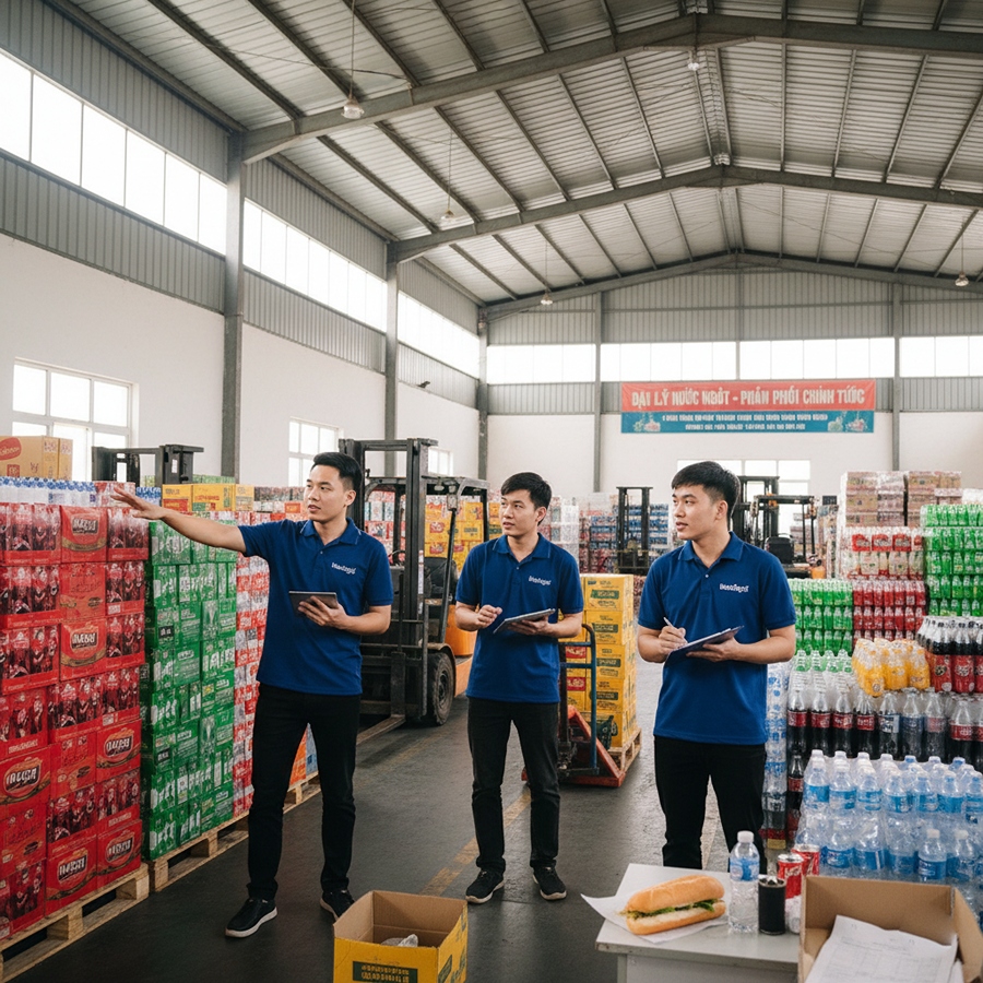 Đại lý 7 Up giá sỉ cho quán ăn uống, nhà hàng 11 Khách hàng quán ăn sử dụng sản phẩm được cung cấp bởi DaiLyNuocNgot